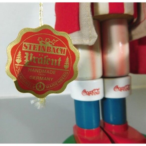 7/1297 Vintage Original Steinbach Coca Cola Collection Fan 1998 Nutcracker /// M - Picture 8 of 9